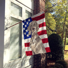 Load image into Gallery viewer, Patriotic USA Weimaraner Flag Canvas House Size CK1711CHF