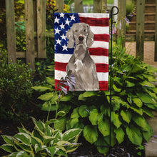 Load image into Gallery viewer, Patriotic USA Weimaraner Garden Flag - Outdoor Decorative Yard Flag CK1711GF