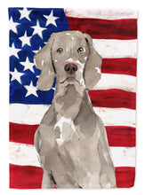 Load image into Gallery viewer, Patriotic USA Weimaraner Garden Flag - Outdoor Decorative Yard Flag CK1711GF