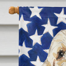 Load image into Gallery viewer, Patriotic USA Spinone Italiano Flag Canvas House Size CK1712CHF