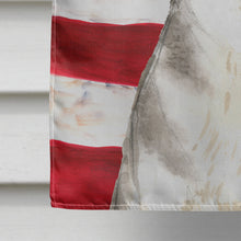 Load image into Gallery viewer, Patriotic USA Siberian Husky Flag Canvas House Size CK1713CHF