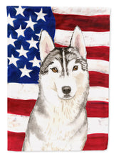 Load image into Gallery viewer, Patriotic USA Siberian Husky Garden Flag - Outdoor Decorative Yard Flag CK1713GF