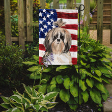 Load image into Gallery viewer, Patriotic USA Shih Tzu Garden Flag - Outdoor Decorative Yard Flag CK1715GF