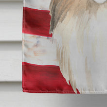Load image into Gallery viewer, Patriotic USA Sheltie Flag Canvas House Size CK1716CHF