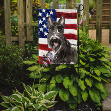 Load image into Gallery viewer, Patriotic USA Scottish Terrier Garden Flag - Outdoor Decorative Yard Flag CK1717GF