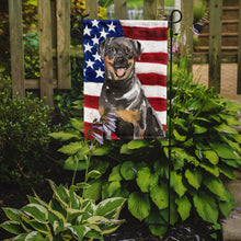 Load image into Gallery viewer, Patriotic USA Rottweiler Garden Flag - Outdoor Decorative Yard Flag CK1720GF
