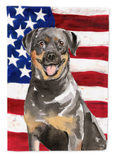 Load image into Gallery viewer, Patriotic USA Rottweiler Garden Flag - Outdoor Decorative Yard Flag CK1720GF