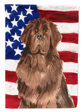 Load image into Gallery viewer, Patriotic USA Newfoundland Garden Flag - Outdoor Decorative Yard Flag CK1721GF