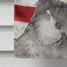 Load image into Gallery viewer, Patriotic USA Schnauzer #2 Flag Canvas House Size CK1722CHF