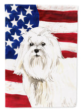 Load image into Gallery viewer, Patriotic USA Maltese Flag Canvas House Size CK1723CHF