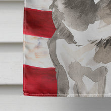Load image into Gallery viewer, Patriotic USA Alaskan Malamute Flag Canvas House Size CK1724CHF