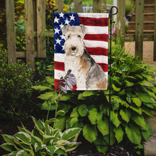 Load image into Gallery viewer, Patriotic USA Lakeland Terrier Garden Flag - Outdoor Decorative Yard Flag CK1725GF