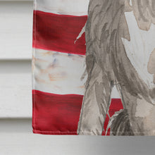 Load image into Gallery viewer, Patriotic USA Irish Wolfhound Flag Canvas House Size CK1728CHF