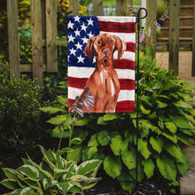 Load image into Gallery viewer, Patriotic USA Vizsla Garden Flag - Outdoor Decorative Yard Flag CK1729GF