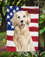 Load image into Gallery viewer, Patriotic USA Golden Retriever Garden Flag - Outdoor Decorative Yard Flag CK1730GF