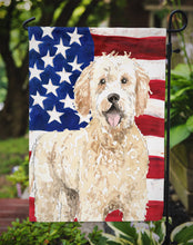 Load image into Gallery viewer, Patriotic USA Goldendoodle Garden Flag - Outdoor Decorative Yard Flag CK1731GF