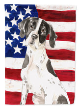 Load image into Gallery viewer, Patriotic USA English Pointer Flag Canvas House Size CK1732CHF