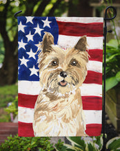Load image into Gallery viewer, Patriotic USA Cairn Terrier Garden Flag - Outdoor Decorative Yard Flag CK1735GF