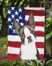 Load image into Gallery viewer, Patriotic USA Boston Terrier Garden Flag - Outdoor Decorative Yard Flag CK1738GF