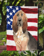 Load image into Gallery viewer, Patriotic USA Bloodhound Garden Flag - Outdoor Decorative Yard Flag CK1739GF