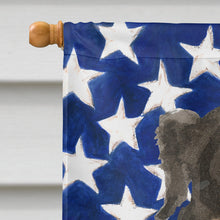 Load image into Gallery viewer, Patriotic USA Bernese Mountain Dog Flag Canvas House Size CK1741CHF