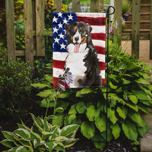 Load image into Gallery viewer, Patriotic USA Bernese Mountain Dog Garden Flag - Outdoor Decorative Yard Flag CK1741GF