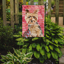Load image into Gallery viewer, Love a Yorkie Yorkshire Terrier Garden Flag - Outdoor Decorative Yard Flag CK1743GF