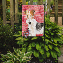 Load image into Gallery viewer, Love a Fox Terrier Garden Flag - Outdoor Decorative Yard Flag CK1744GF