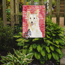 Load image into Gallery viewer, Love a White Collie Garden Flag - Outdoor Decorative Yard Flag CK1745GF