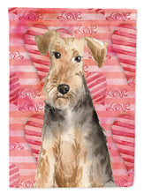 Load image into Gallery viewer, Love a Welsh Terrier Garden Flag - Outdoor Decorative Yard Flag CK1747GF