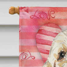 Load image into Gallery viewer, Love a Spinone Italiano Flag Canvas House Size CK1749CHF