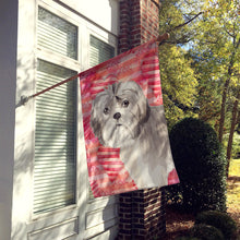 Load image into Gallery viewer, Love a Shih Tzu Puppy Flag Canvas House Size CK1751CHF