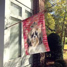 Load image into Gallery viewer, Love a Shih Tzu Flag Canvas House Size CK1752CHF