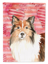 Load image into Gallery viewer, Love a Sheltie Flag Canvas House Size CK1753CHF