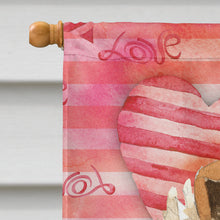 Load image into Gallery viewer, Love a Rough Collie Flag Canvas House Size CK1756CHF
