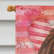 Load image into Gallery viewer, Love a Newfoundland Flag Canvas House Size CK1758CHF