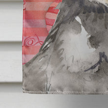 Load image into Gallery viewer, Love a Schnauzer #2 Flag Canvas House Size CK1759CHF