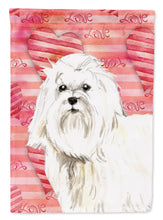 Load image into Gallery viewer, Love a Maltese Flag Canvas House Size CK1760CHF