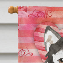 Load image into Gallery viewer, Love a Alaskan Malamute Flag Canvas House Size CK1761CHF