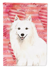 Load image into Gallery viewer, Love a Japanese Spitz Flag Canvas House Size CK1764CHF