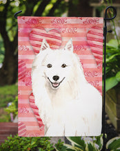 Load image into Gallery viewer, Love a Japanese Spitz Garden Flag - Outdoor Decorative Yard Flag CK1764GF