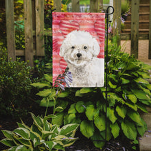 Load image into Gallery viewer, Love a Bichon Frise Garden Flag - Outdoor Decorative Yard Flag CK1777GF