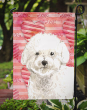 Load image into Gallery viewer, Love a Bichon Frise Garden Flag - Outdoor Decorative Yard Flag CK1777GF