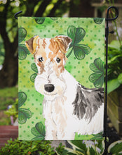 Load image into Gallery viewer, Shamrocks Fox Terrier Garden Flag - Outdoor Decorative Yard Flag CK1781GF