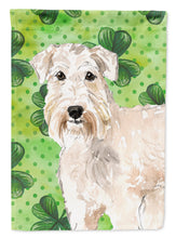 Load image into Gallery viewer, Shamrocks Wheaten Terrier Garden Flag - Outdoor Decorative Yard Flag CK1783GF