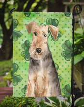 Load image into Gallery viewer, Shamrocks Welsh Terrier Garden Flag - Outdoor Decorative Yard Flag CK1784GF