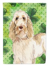 Load image into Gallery viewer, Shamrocks Spinone Italiano Garden Flag - Outdoor Decorative Yard Flag CK1786GF