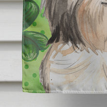 Load image into Gallery viewer, Shamrocks Shih Tzu Flag Canvas House Size CK1789CHF