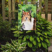 Load image into Gallery viewer, Shamrocks Sheltie Garden Flag - Outdoor Decorative Yard Flag CK1790GF