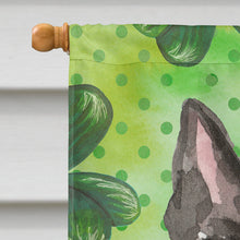 Load image into Gallery viewer, Shamrocks Scottish Terrier Flag Canvas House Size CK1791CHF